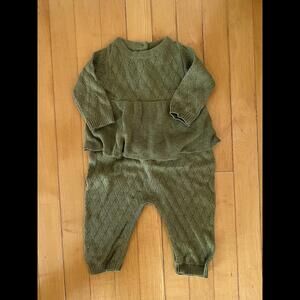 NWOT Kate Quinn Sweater Knit Skirted Romper Size 3-6 Months